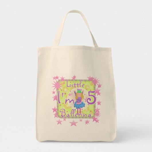 Tote Bag Chemises et cadeaux de la 5e année de Ballerina (Devant)