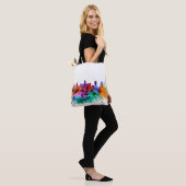 Tote Bag Chennai Skyline (Sur le modèle)
