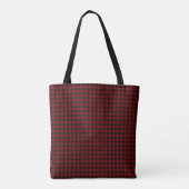 Tote Bag Chèque de buffle rouge (Dos)