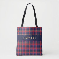 chèque tartan hiver personnalisé