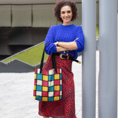 Tote Bag Chèques monochromes colorés