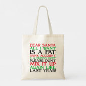 Tote Bag Cher Père Noël (Dos)