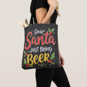 Tote Bag Cher Père Noël, Apportez Juste La Clause Du Père N (De près)