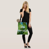 Tote Bag Chercher Paradise Hawaiian Monstera Leaf Cool Trop (Sur le modèle)