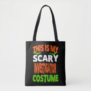 Tote Bag Chercheur - CRAINDRE COSTUME HALLOWEEN SHIRT