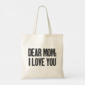 Tote Bag Chère maman, je t'aime (Dos)