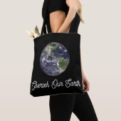 Tote Bag Chérissons Notre Terre (De près)