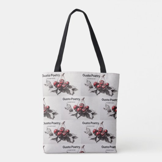 Tote Bag Cherries Gusto Poésie (Dos)