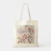 Tote Bag Cherry Blossom & Citation (Dos)