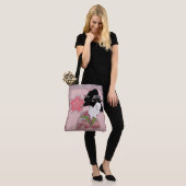 Tote Bag Cherry Blossom Geisha (Sur le modèle)