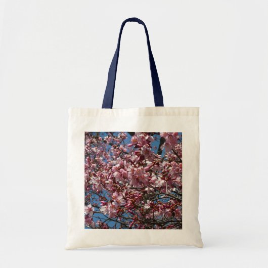 Tote Bag Cherry Blossoms et Blue Sky Spring Floral (Devant)