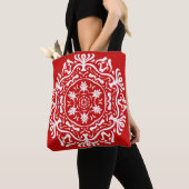 Tote Bag Cherry Mandala (De près)