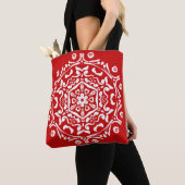 Tote Bag Cherry Mandala (De près)