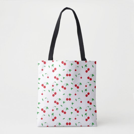 Tote Bag Cherry Motif Easy Cherry Dessin Cherry Art Cher (Devant)