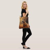 Tote Bag Chesapeake Bay Terrier en congé d'automne (Sur le modèle)