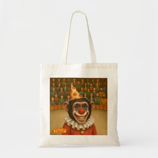 Tote Bag Chester le clown chimpanzé (Devant)