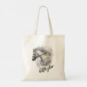 Tote Bag Cheval à main avec plantes (Dos)