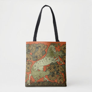 Tote Bag Cheval Arts et Métiers Art Nouveau