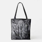 Tote Bag Cheval au Galop – Edvard Munch Personnalisé (Dos)