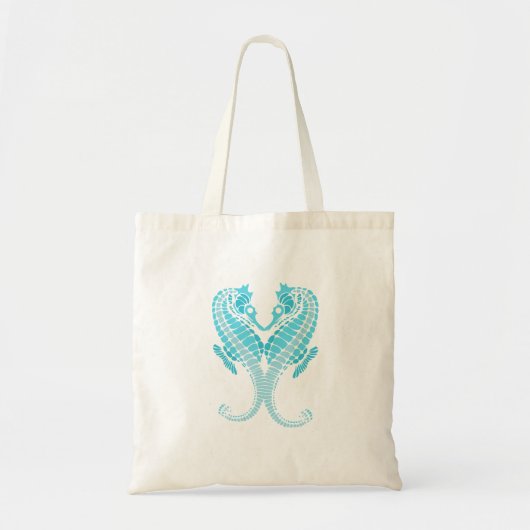Tote Bag Cheval bleu PixDezines (Devant)