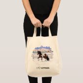 Tote Bag Cheval Brougeot Gitan Pinto De Baie À Neige (Devant (produit))