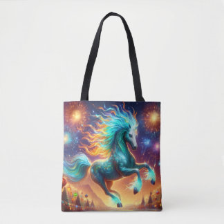 Tote Bag Cheval Célébratif