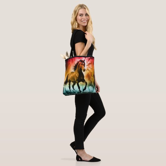 Tote Bag Cheval courant (Sur le modèle)