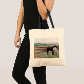 Tote Bag Cheval dans une prairie, Edgar Degas (Devant (produit))