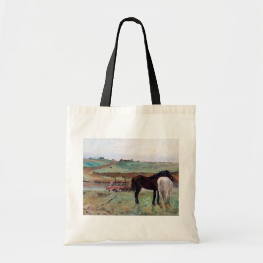 Tote Bag Cheval dans une prairie, Edgar Degas (Devant)