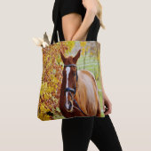 Tote Bag Cheval d'automne (De près)