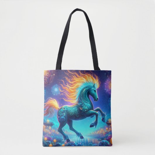 Tote Bag Cheval de célébration (Devant)