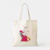 Tote Bag Cheval de Chevalier médiéval en Imaginaire d'Armor (Dos)