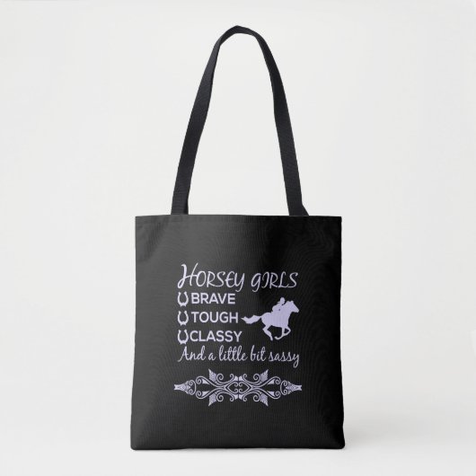 Tote Bag Cheval de classe robuste (Devant)