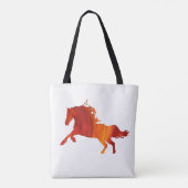Tote Bag Cheval de flamme Fourre-tout (Dos)