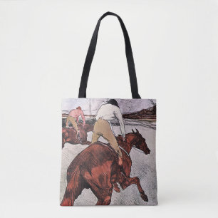 Tote Bag Cheval de Jockey et de Course, Lautrec
