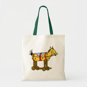 Tote Bag Cheval de Jouet vintage avec roues