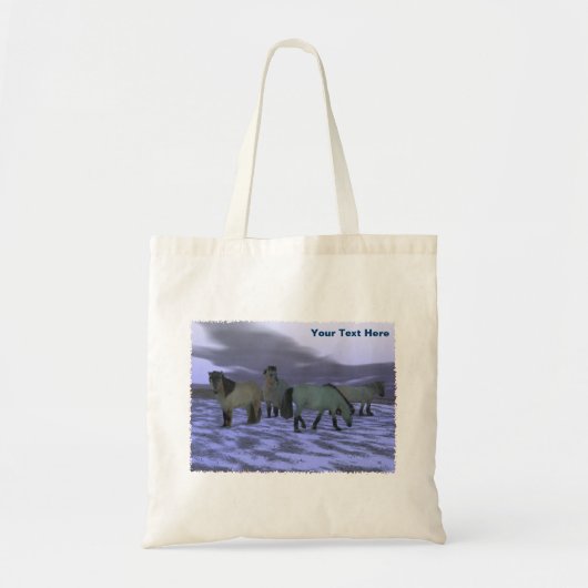 Tote Bag Cheval de l'aube (Devant)