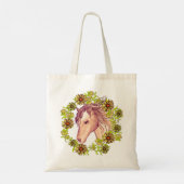 Tote Bag Cheval de marguerite jaune (Dos)
