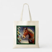 Tote Bag Cheval de Noël 1 (Dos)