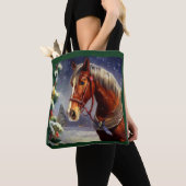 Tote Bag Cheval de Noël 1 (De près)