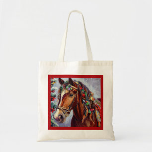 Tote Bag Cheval de Noël 2