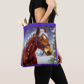 Tote Bag Cheval de Noël 3 (De près)