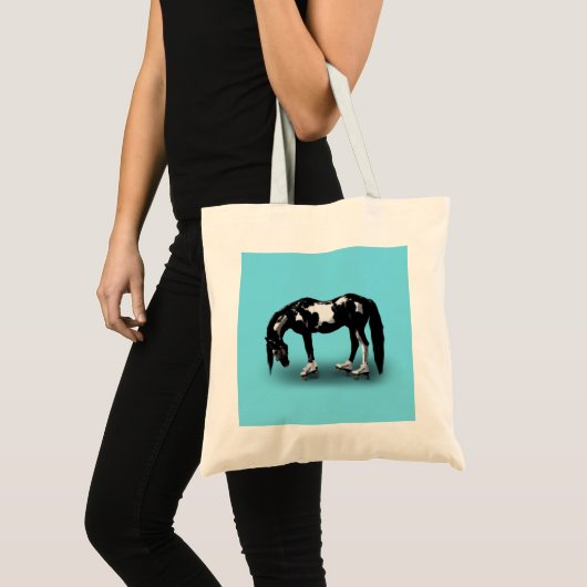 Tote Bag Cheval de patineur (Devant (produit))