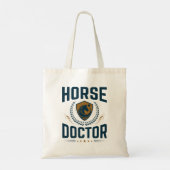 Tote Bag Cheval Doctor Equine Vétérinaire (Dos)