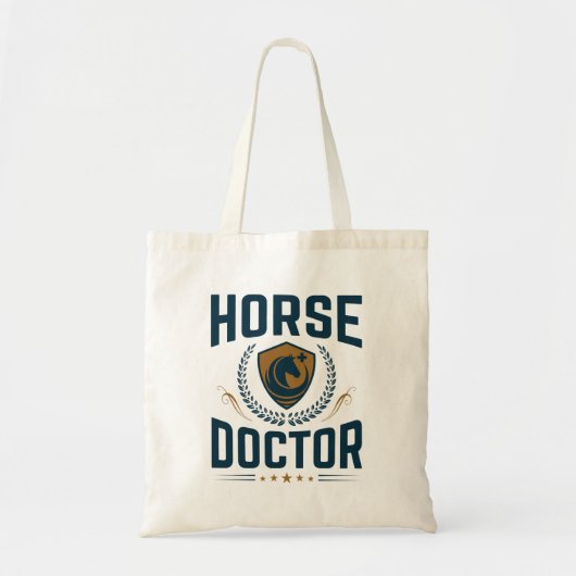 Tote Bag Cheval Doctor Equine Vétérinaire (Devant)