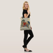 Tote Bag Cheval doré impérial (Sur le modèle)