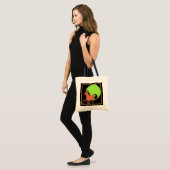 Tote Bag Cheval en noir et blanc (Devant (modèle))