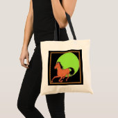 Tote Bag Cheval en noir et blanc (Devant (produit))