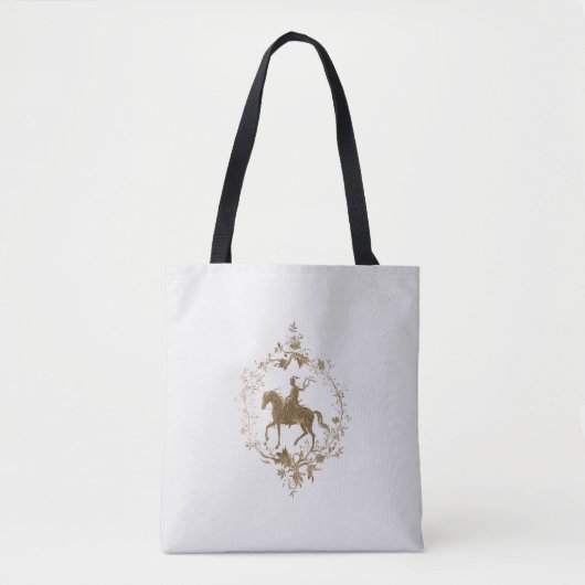 Tote Bag Cheval en or art (Devant)