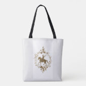 Tote Bag Cheval en or art (Dos)